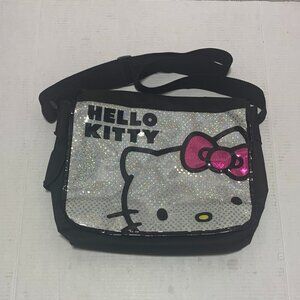 Hello Kitty Messenger Tote Bag Adjustable Strap Glitter Collectible